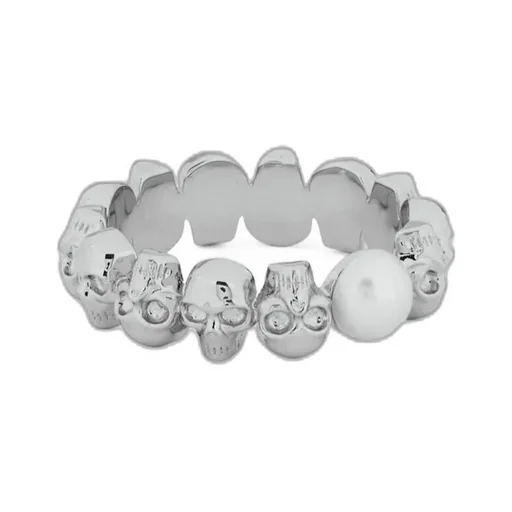 Alexander Mcqueen Skull Embellished Ring