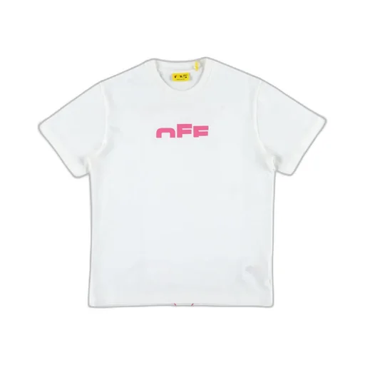 Off-White Kids Logo Printed Crewneck T-Shirt