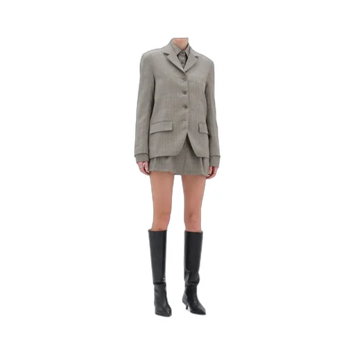 Single-Breasted Long-Sleeved Blazer