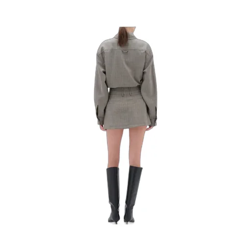Pleated A-Line Skirt