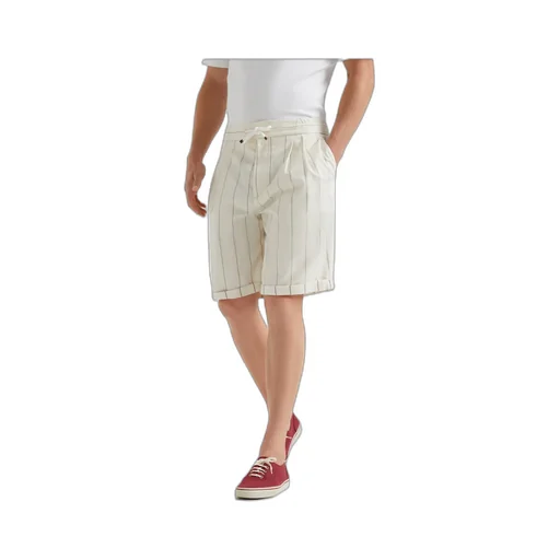 Striped Bermuda Shorts