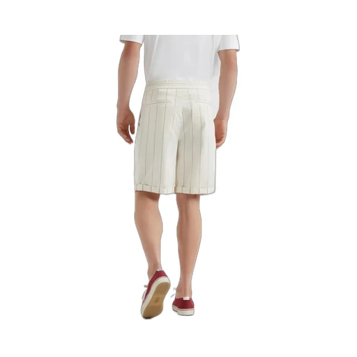 Striped Bermuda Shorts