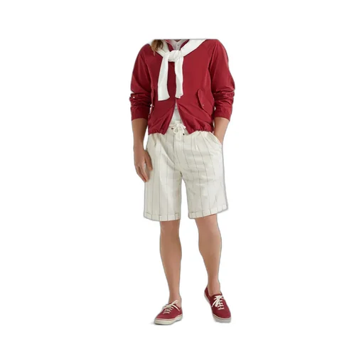 Striped Bermuda Shorts
