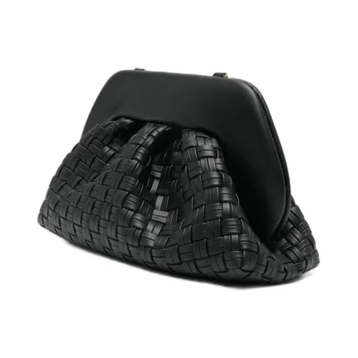 Themoirè Tia Microweaved Laminated Clutch Bag