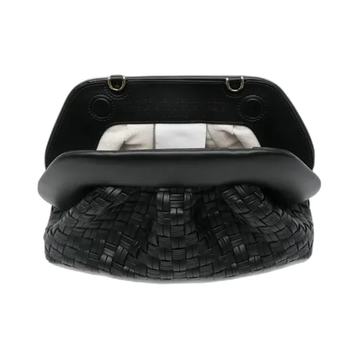 Themoirè Tia Microweaved Laminated Clutch Bag