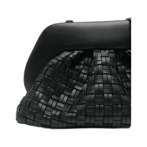 Themoirè Tia Microweaved Laminated Clutch Bag