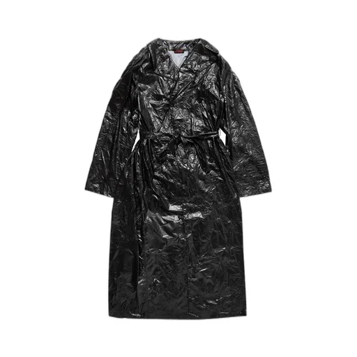 Pleated Trench Coat