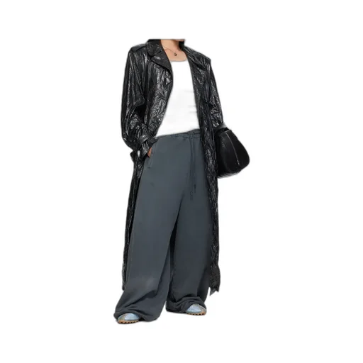 Pleated Trench Coat
