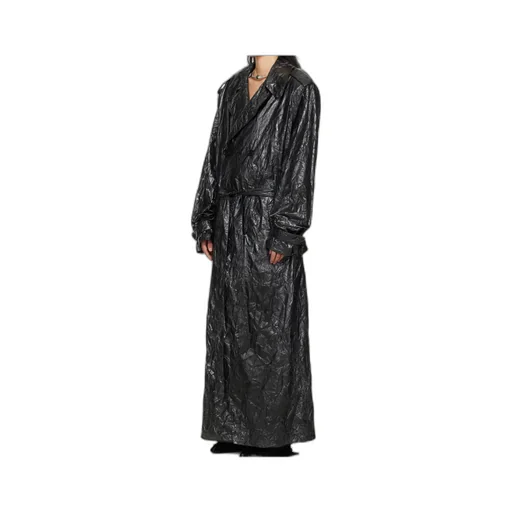 Pleated Trench Coat