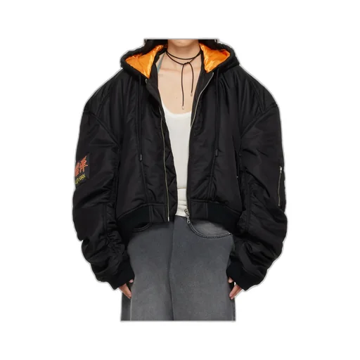 Patch Bomber Jacket