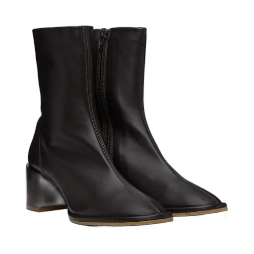 Josiah Sheepskin Nappa Leather Ankle Boots