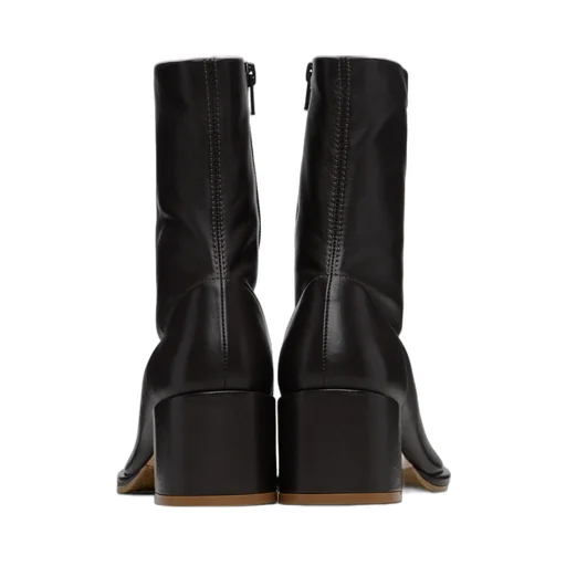 Josiah Sheepskin Nappa Leather Ankle Boots