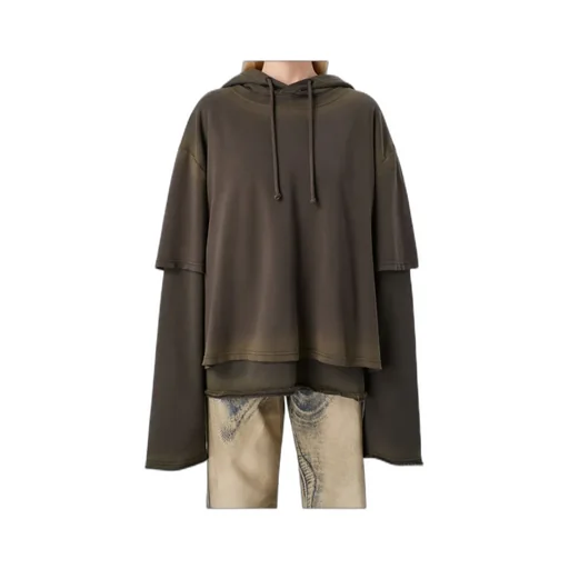 Layered Long-Sleeved Hoodie