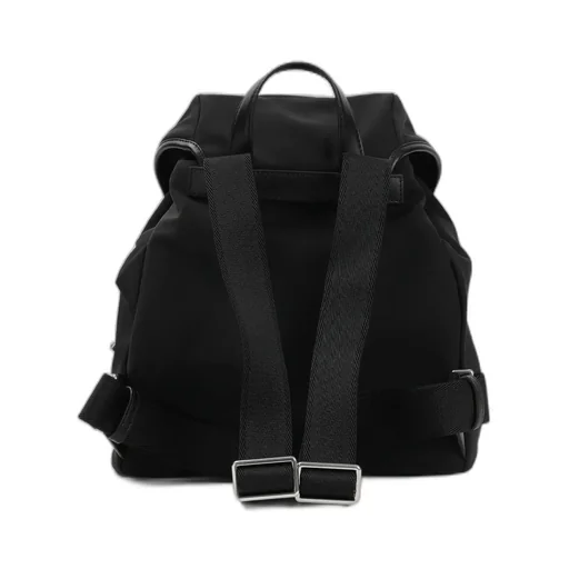 Moncler Logo Plaque Foldover Top Backpack