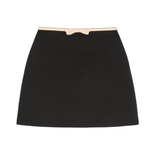 Valentino Bow Detailed Mini Skirt