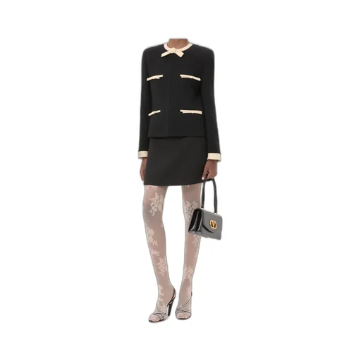 Valentino Bow Detailed Mini Skirt