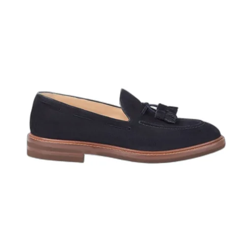 Brunello Cucinelli Tassel Detailed Almond-Toe Loafers