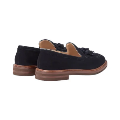 Brunello Cucinelli Tassel Detailed Almond-Toe Loafers