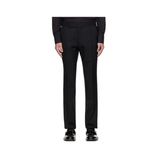Pleated Wool Casual Pants