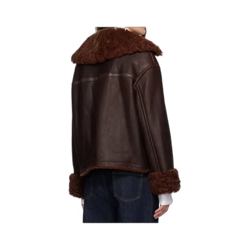 Zippered Fur Jacket