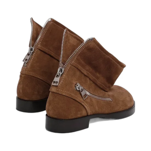 Biker Boot - Suede Ankle Boot