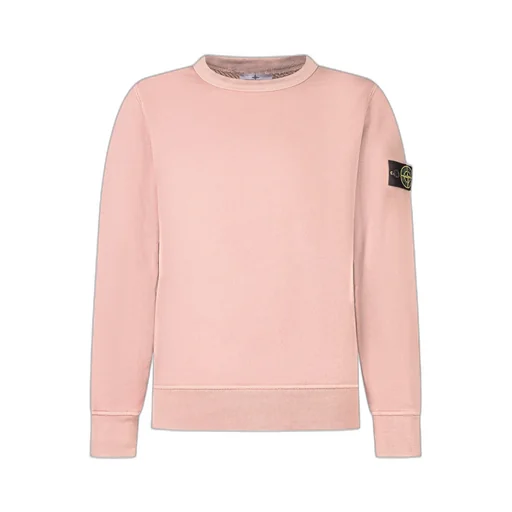 Stone Island Junior Long Sleeved Logo Patch Sweatshirt
