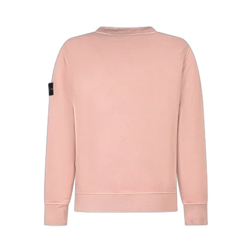 Stone Island Junior Long Sleeved Logo Patch Sweatshirt