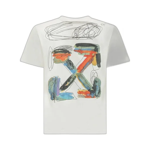 Off White Kids Logo Printed T-Shirt