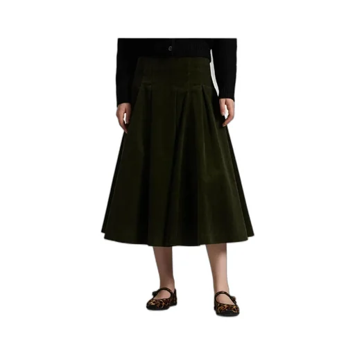 Pleated Midi Skirt
