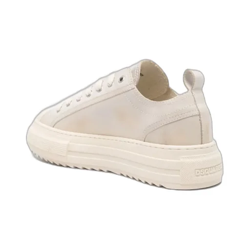 Dsquared2 Round-Toe Platform Lace-Up Sneakers