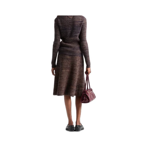Wool And Cashmere Knit Skirt