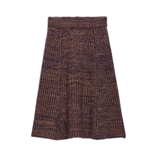 Wool And Cashmere Knit Skirt