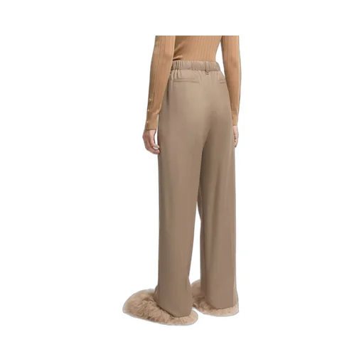 Wool Gabardine Tailored Pants