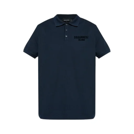 Dsquared2 Logo Detailed Short-Sleeved Polo Shirt