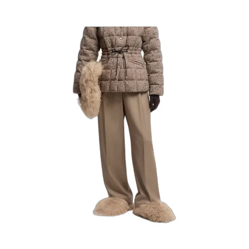Wool Gabardine Tailored Pants