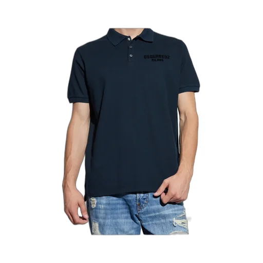 Dsquared2 Logo Detailed Short-Sleeved Polo Shirt