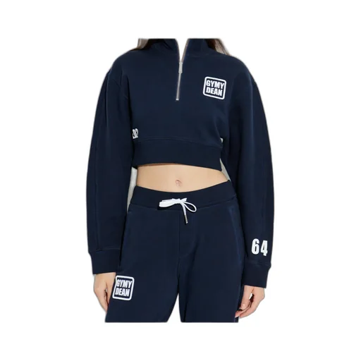 Dsquared2 Zip-Up Cropped Sweatshirt