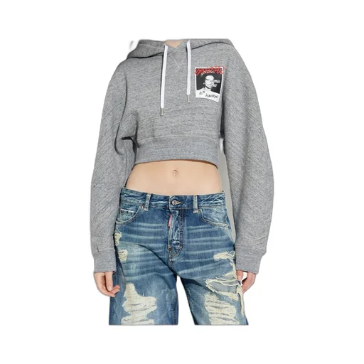 Dsquared2 Zipped Cropped Sweatshirt