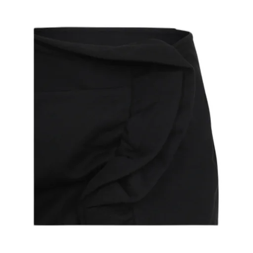 Dries Van Noten Ruffled Asymmetric Hem Midi Skirt