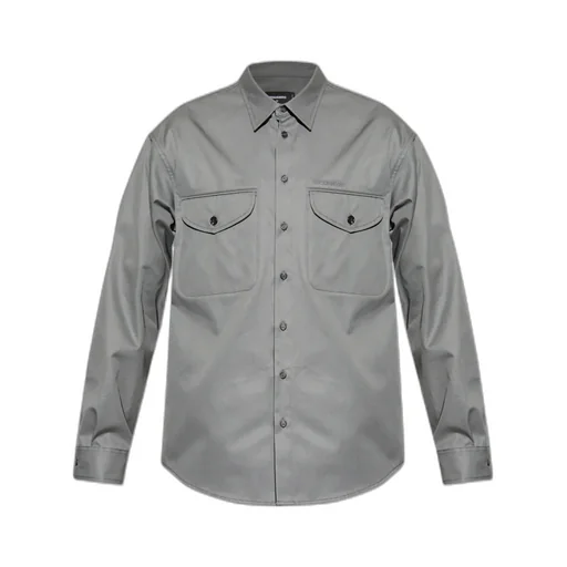 Dsquared2 Logo Embroidered Utility Shirt