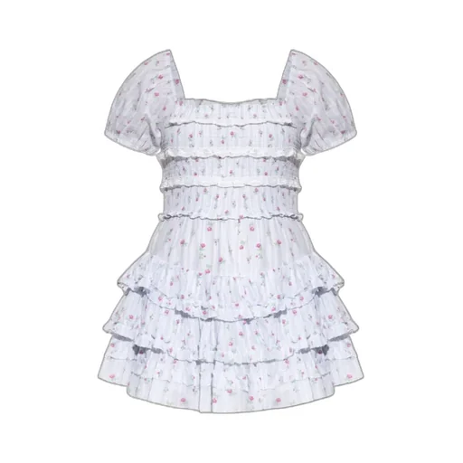 Loveshackfancy Fellows Ruffled Mini Dress