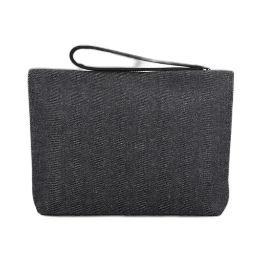 Givenchy Paris Logo Printed Zipped Clutch Bag