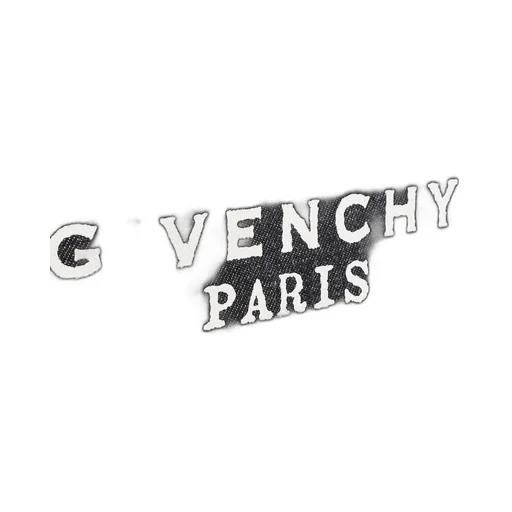 Givenchy Paris Logo Printed Zipped Clutch Bag