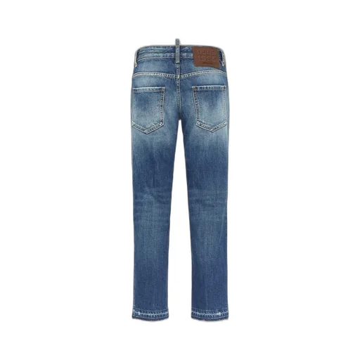 Dsquared2 Medium Fade Wash Jenna Distressed Jeans
