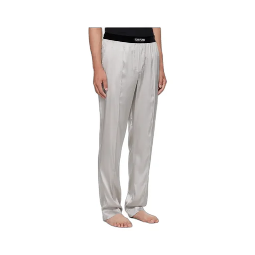 Elastic Waist Pajama Pants