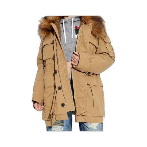 Dsquared2 Military Fur Collar Parka