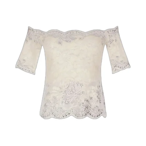 Rabanne Lace Off-Shoulder Top
