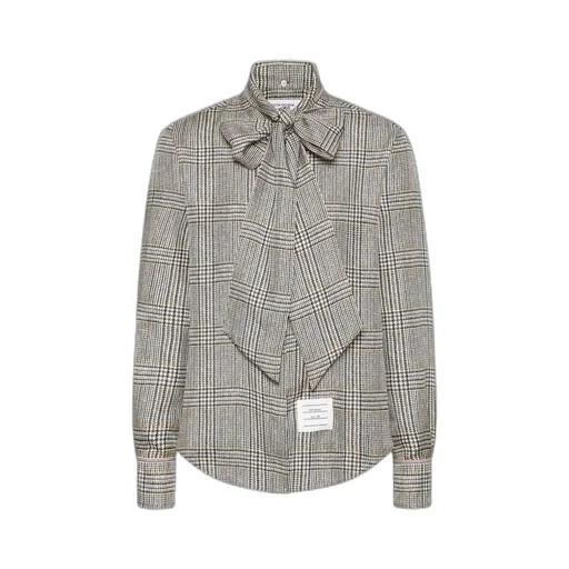 Thom Browne Prince Of Wales Checked Shirt