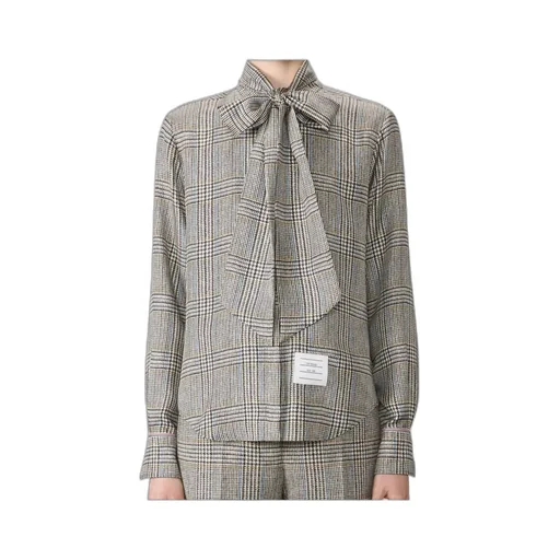 Thom Browne Prince Of Wales Checked Shirt