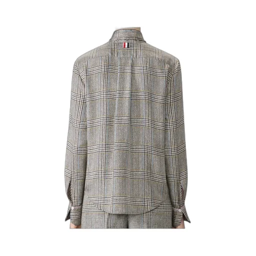 Thom Browne Prince Of Wales Checked Shirt